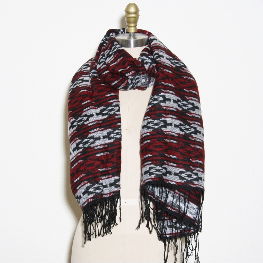Southwestern Aztec Blanket Scarf